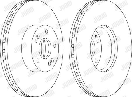 Jurid 562778JC - Brake Disc autospares.lv