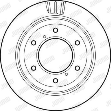 Jurid 562777JC-1 - Brake Disc autospares.lv