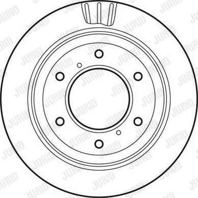 Jurid 562777JC - Brake Disc autospares.lv