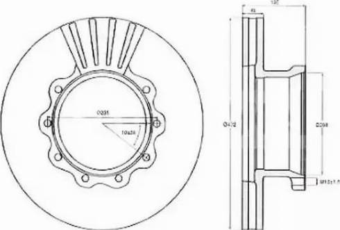 Jurid 567406J - Brake Disc autospares.lv