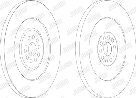 Jurid 567142J - Brake Disc autospares.lv