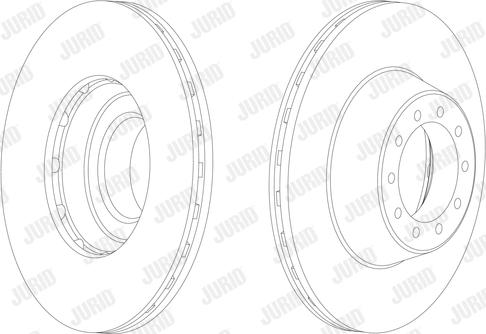 Jurid 567115J - Brake Disc autospares.lv