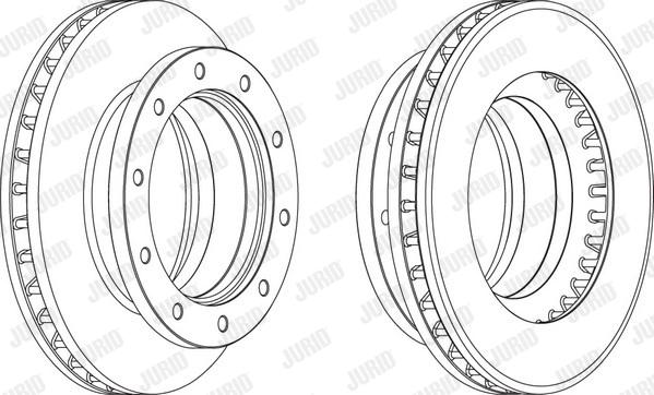 Jurid 567111J - Brake Disc autospares.lv