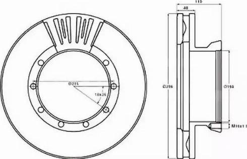 Jurid 567112J - Brake Disc autospares.lv