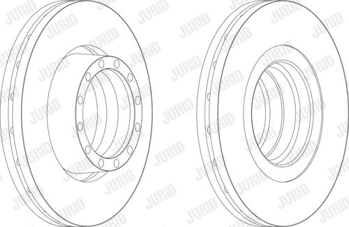 Jurid 567117J - Brake Disc autospares.lv