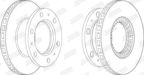 Jurid 567121J - Brake Disc autospares.lv