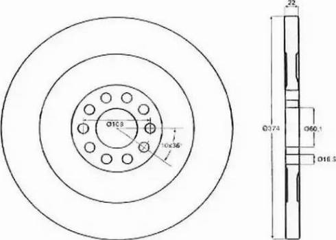 Jurid 567805J - Brake Disc autospares.lv