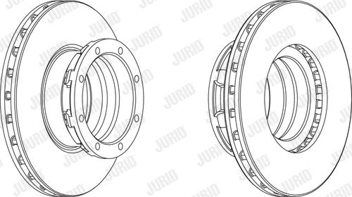 Jurid 567767J - Brake Disc autospares.lv