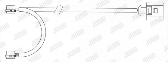 Jurid 581449 - Warning Contact, brake pad wear autospares.lv