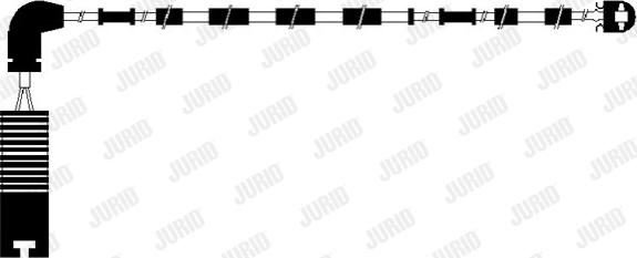 Jurid 581423 - Warning Contact, brake pad wear autospares.lv