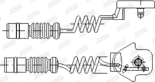 Jurid 581305 - Warning Contact, brake pad wear autospares.lv