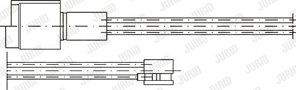 Jurid 581302 - Warning Contact, brake pad wear autospares.lv