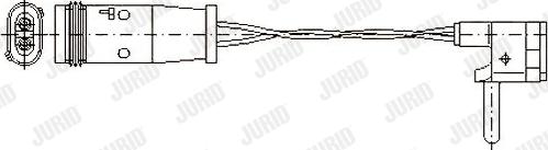 Jurid 581383 - Warning Contact, brake pad wear autospares.lv