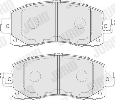 Jurid 574044J - Brake Pad Set, disc brake autospares.lv