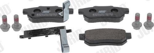 Jurid 574081J - Brake Pad Set, disc brake autospares.lv