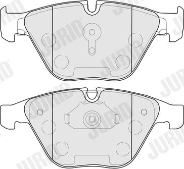 Jurid 574087J - Brake Pad Set, disc brake autospares.lv