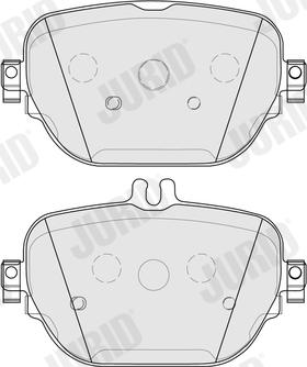 Jurid 574034J - Brake Pad Set, disc brake autospares.lv