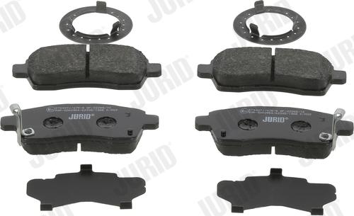 Jurid 574037J - Brake Pad Set, disc brake autospares.lv