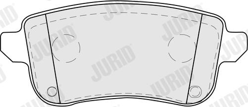 Jurid 574146J - Brake Pad Set, disc brake autospares.lv