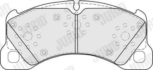 Jurid 574159J - Brake Pad Set, disc brake autospares.lv