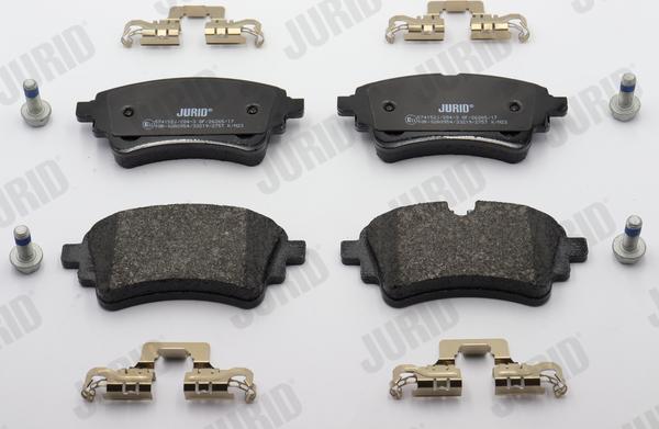 Jurid 574152J - Brake Pad Set, disc brake autospares.lv