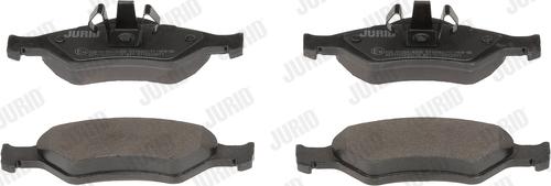 Jurid 571996D - Brake Pad Set, disc brake autospares.lv