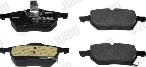 Jurid 571997J - Brake Pad Set, disc brake autospares.lv