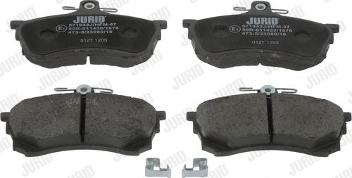 Jurid 571942J - Brake Pad Set, disc brake autospares.lv