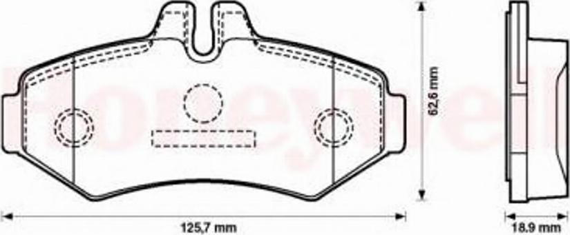 Jurid 571950J-AS - Brake Pad Set, disc brake autospares.lv