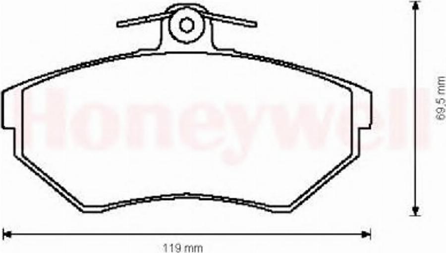 Jurid 571969JAS - Brake Pad Set, disc brake autospares.lv