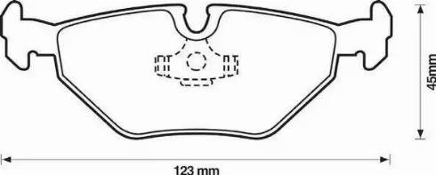 Jurid 571960J-AS - Brake Pad Set, disc brake autospares.lv