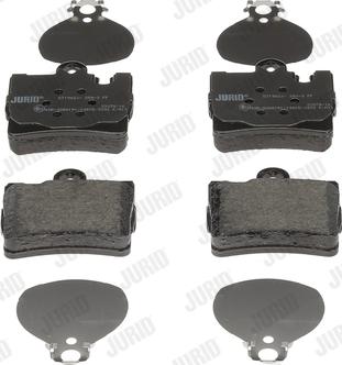 Jurid 571962J - Brake Pad Set, disc brake autospares.lv