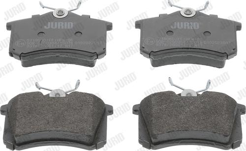 Jurid 571906D - Brake Pad Set, disc brake autospares.lv