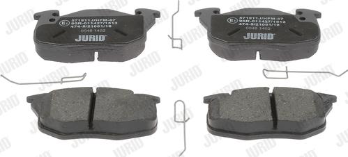 Jurid 571911J - Brake Pad Set, disc brake autospares.lv