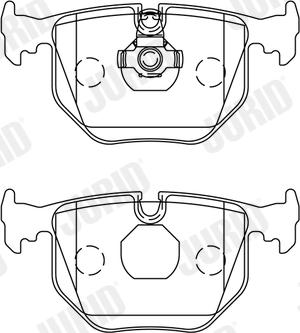 Jurid 571918J - Brake Pad Set, disc brake autospares.lv