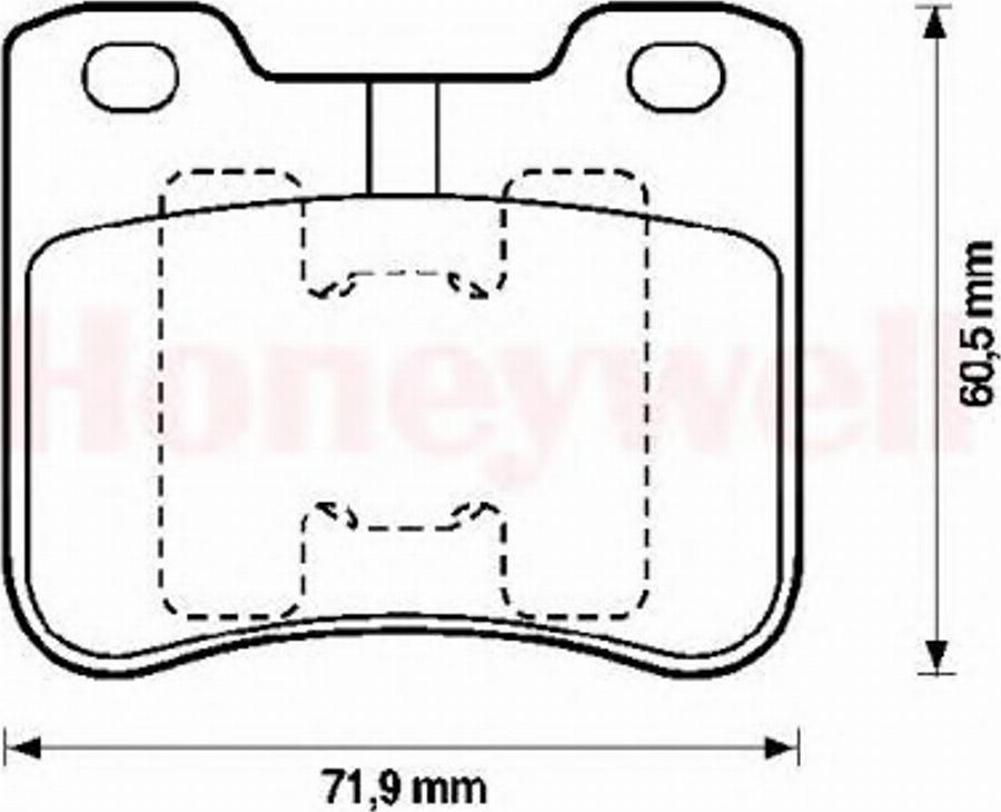 Jurid 571912J-AS - Brake Pad Set, disc brake autospares.lv