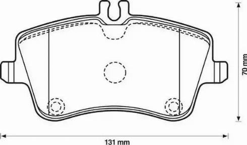 Jurid 571986J-AS - Brake Pad Set, disc brake autospares.lv