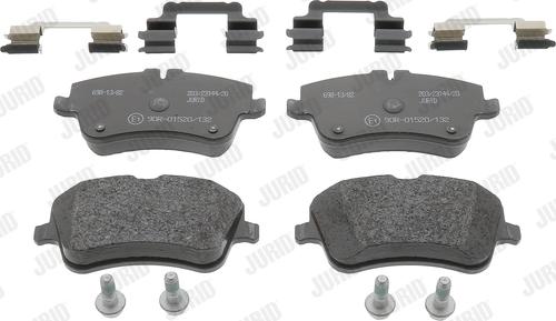 Jurid 571987J - Brake Pad Set, disc brake autospares.lv