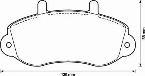 Jurid 571932J-AS - Brake Pad Set, disc brake autospares.lv