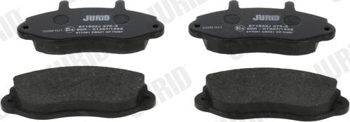 Jurid 571932J - Brake Pad Set, disc brake autospares.lv