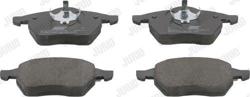 Jurid 571921J - Brake Pad Set, disc brake autospares.lv