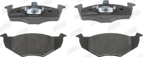 Jurid 571923J - Brake Pad Set, disc brake autospares.lv