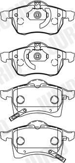 Jurid 571975J - Brake Pad Set, disc brake autospares.lv