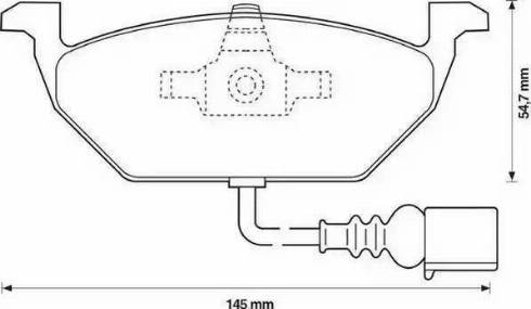 Lemförder 25548 02 - Brake Pad Set, disc brake autospares.lv