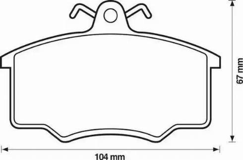 Jurid 571491J-AS - Brake Pad Set, disc brake autospares.lv