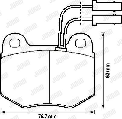 Protechnic PRP0727 - Brake Pad Set, disc brake autospares.lv