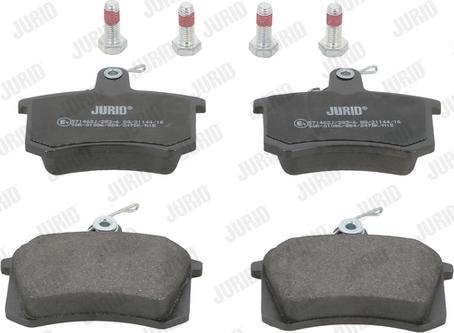 Jurid 571462J - Brake Pad Set, disc brake autospares.lv