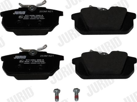 Jurid 571409J - Brake Pad Set, disc brake autospares.lv