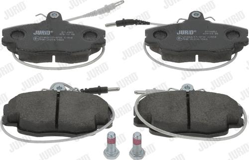 Jurid 571405J - Brake Pad Set, disc brake autospares.lv