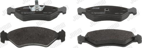 Jurid 571412J - Brake Pad Set, disc brake autospares.lv